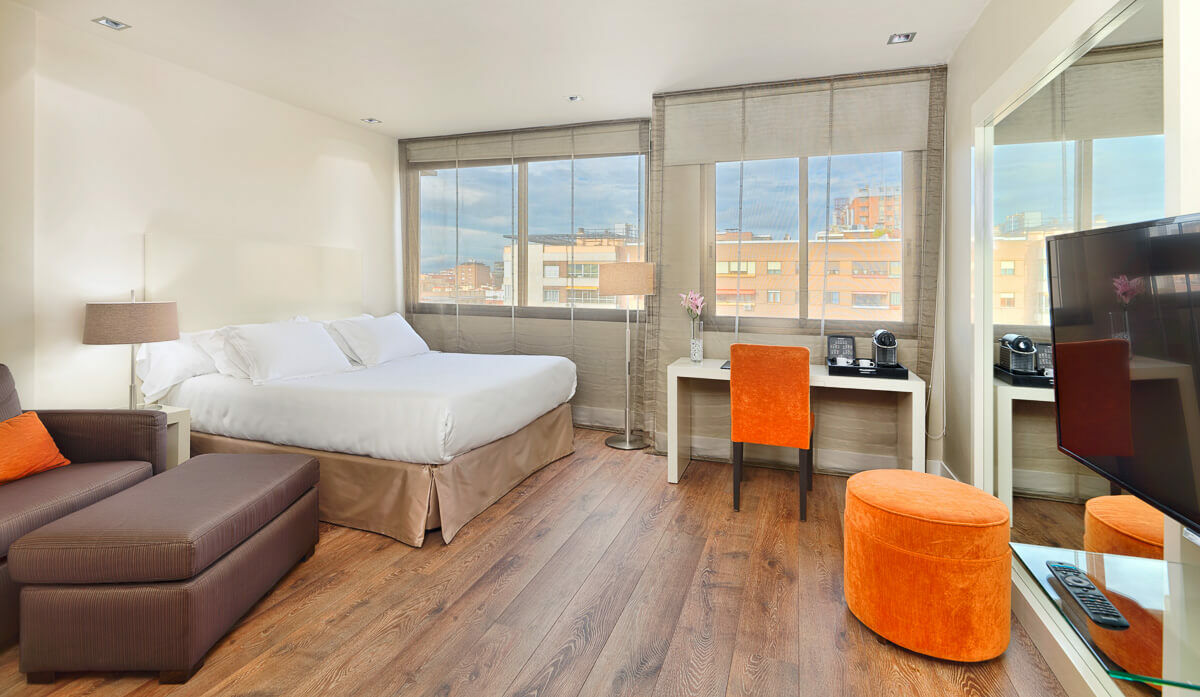 H10 Tribeca Hotel Madrid Bagian luar foto